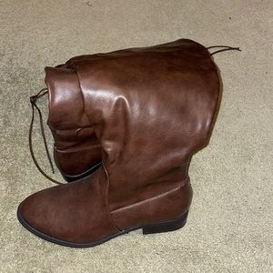Knee High Brown Boot